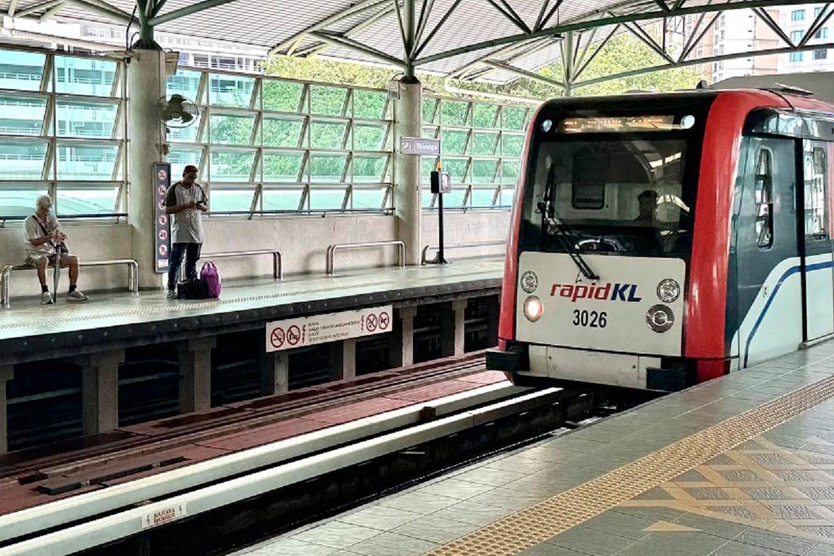 Ampang Sri Petaling LRT line disruption between Hang Tuah Pudu Ampang Sri Petaling LRT line disruption between Hang Tuah Pudu