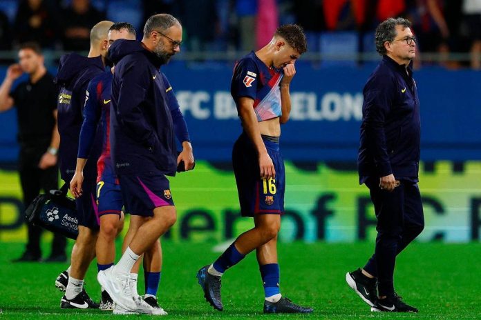 Barcelona’s Fermin Lopez sidelined for three weeks with muscle injury Barcelona’s Fermin Lopez sidelined for three weeks with muscle injury