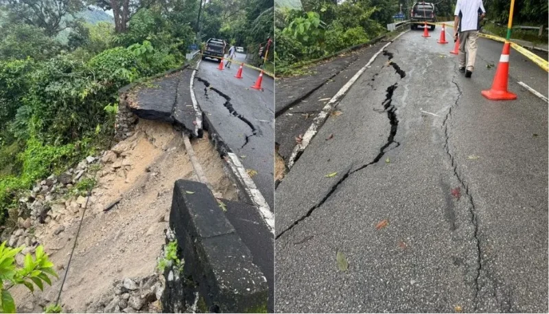 Bukit Paya Terubong landslide Bukit-Paya-Terubong-landslide - Social media