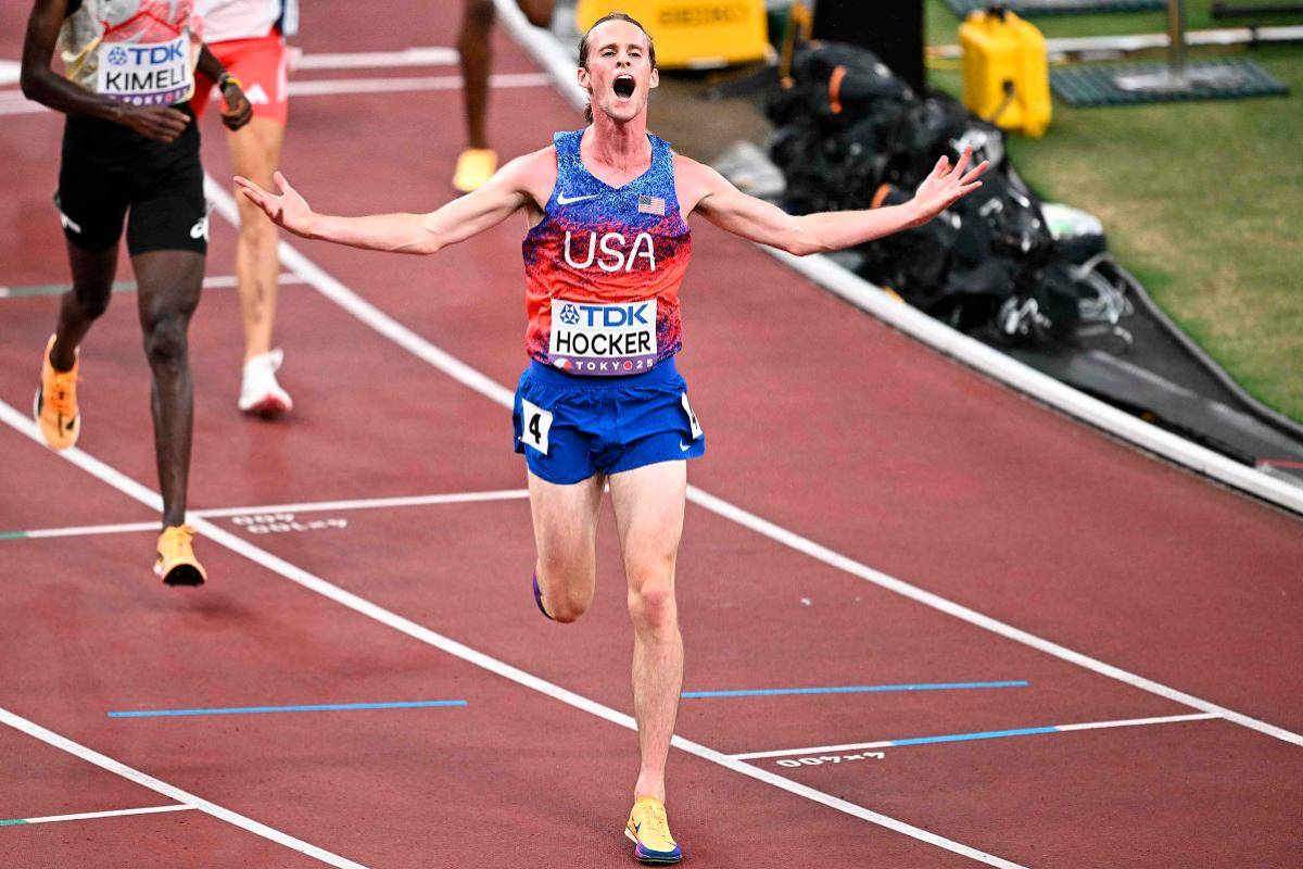 Cole Hocker wins world 5,000m as Jakob Ingebrigtsen finishes 10th Cole Hocker wins world 5,000m as Jakob Ingebrigtsen finishes 10th