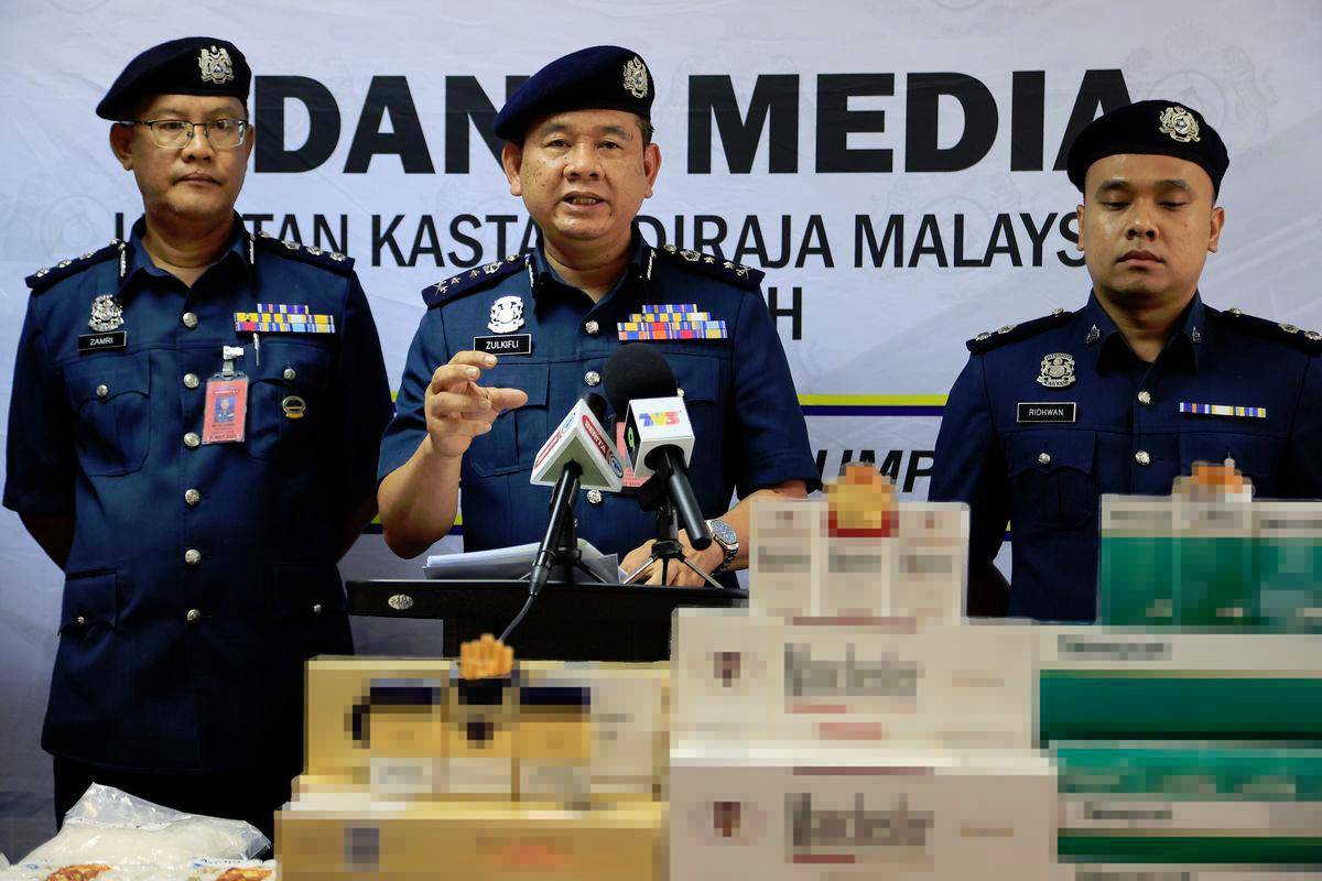 Customs seize over one tonne of drugs worth nearly RM100 million