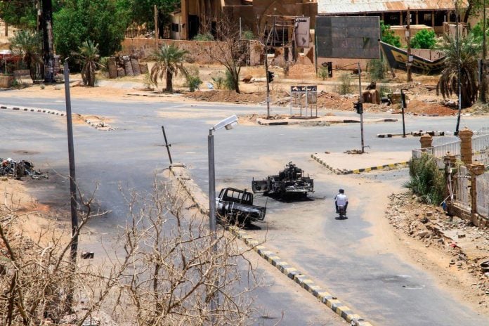 Drone attacks strike Sudan capital Khartoum for second day Drone attacks strike Sudan capital Khartoum for second day