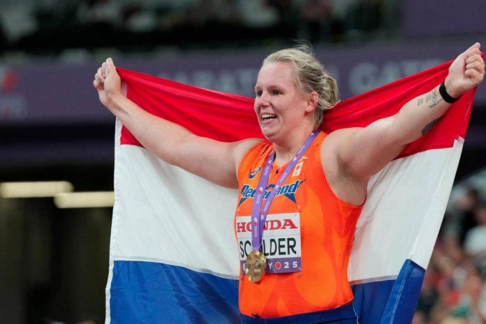 Dutch shot putter Schilder wins world gold with final throw