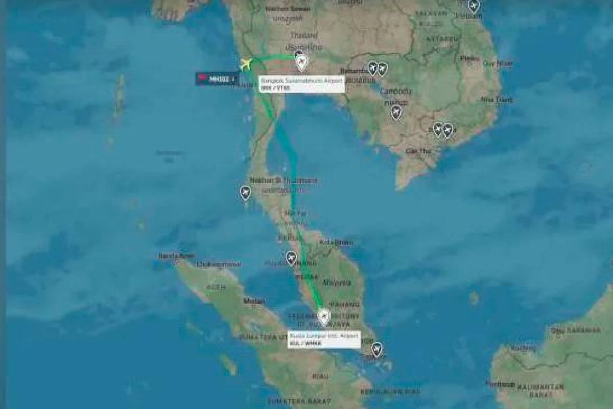 Flight MH102 diverted to Bangkok due to health emergency onboard Flight MH102 diverted to Bangkok due to health emergency onboard