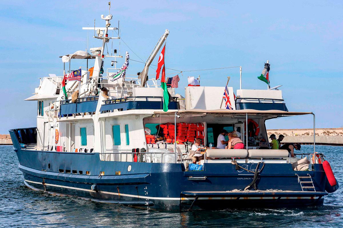 Flotila Global Sumud hampiri perairan utara Mesir menuju Gaza Flotila Global Sumud hampiri perairan utara Mesir menuju Gaza