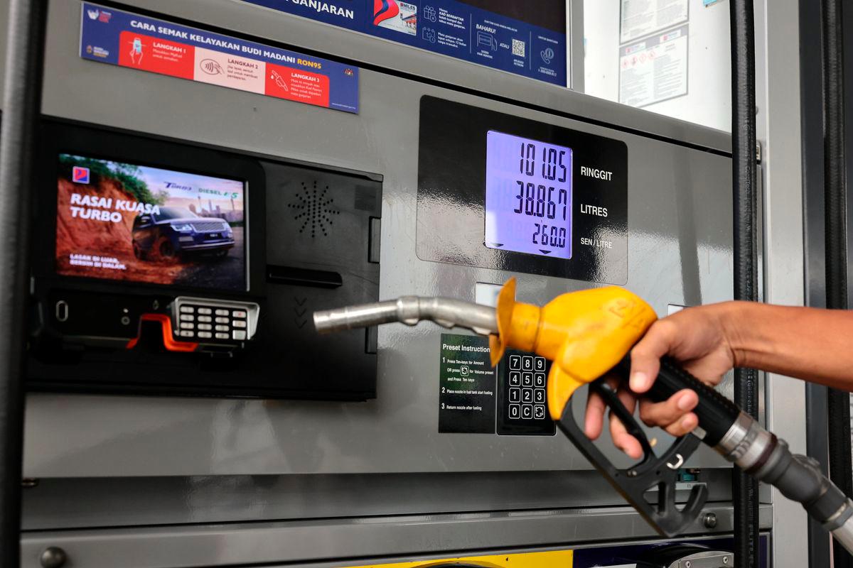 Fuel prices unchanged for RON95, RON97 and diesel from Oct 16-22
