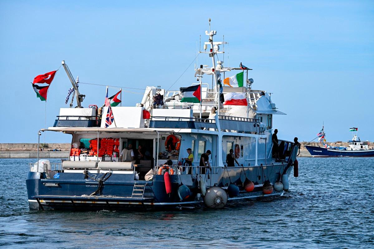 Gaza aid flotilla organisers report multiple drone attacks at sea Gaza aid flotilla organisers report multiple drone attacks at sea