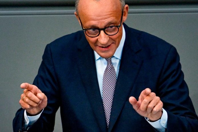 Germany’s Merz rejects claims he is slowing green energy transition