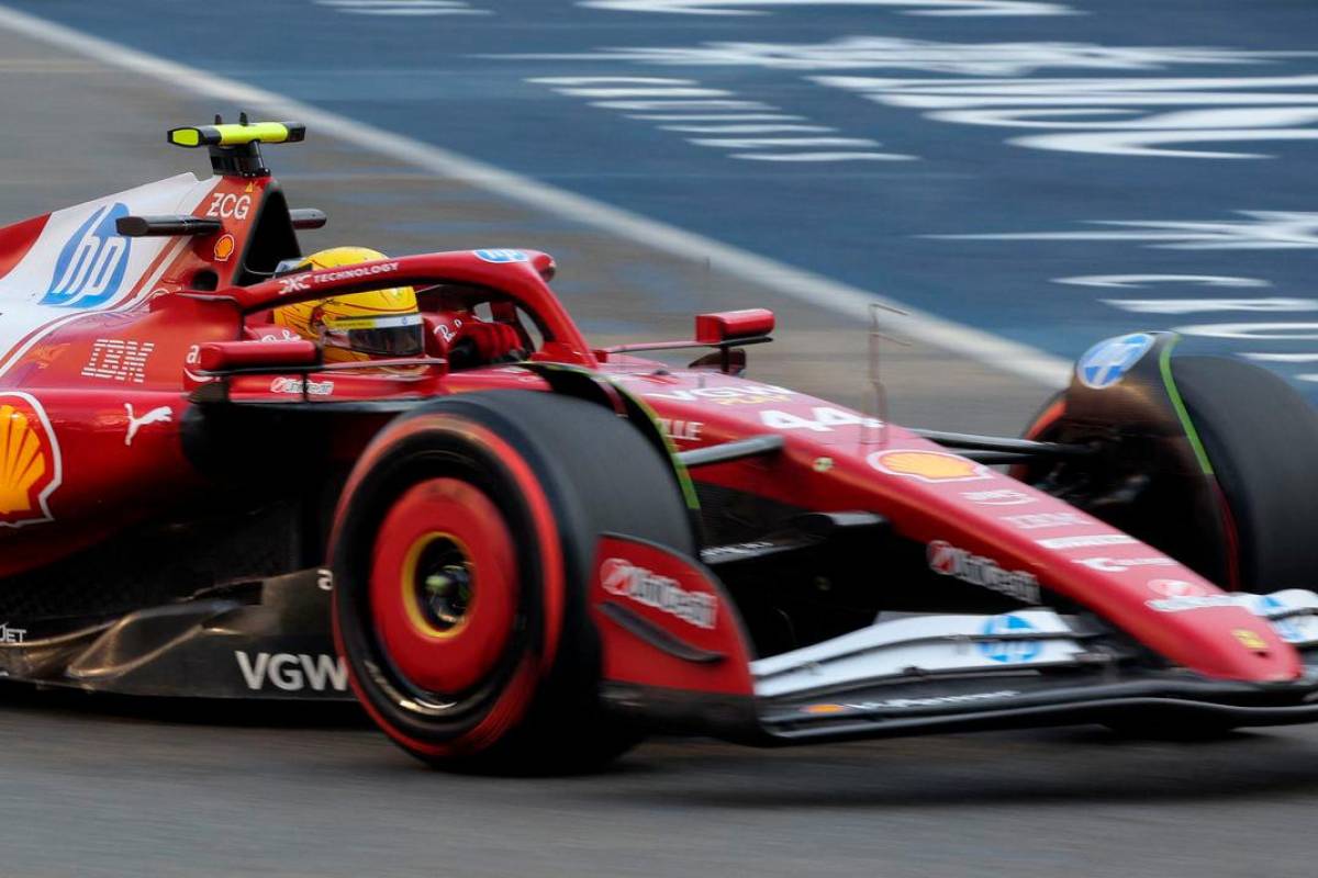 Hamilton leads Ferrari one-two in Baku practice as McLaren hit trouble