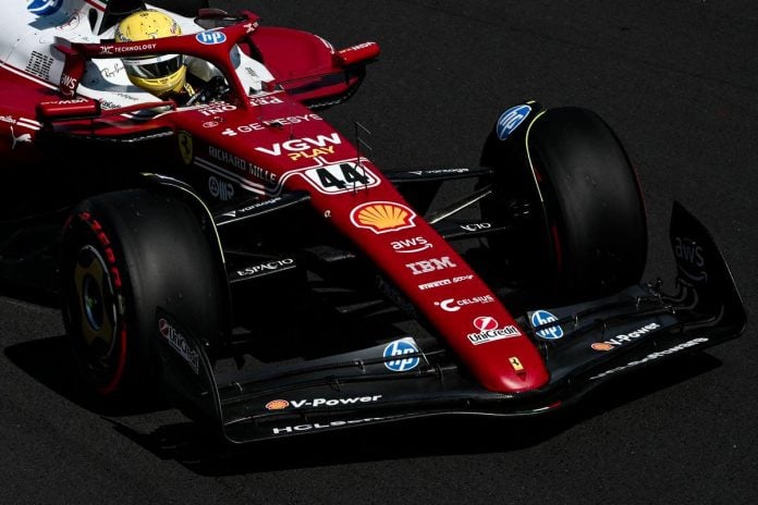 Hamilton leads Ferrari one-two in Monza practice session