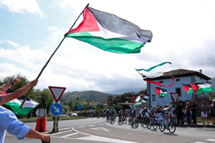 Israel Premier Tech cycling team removes name from jerseys after protests