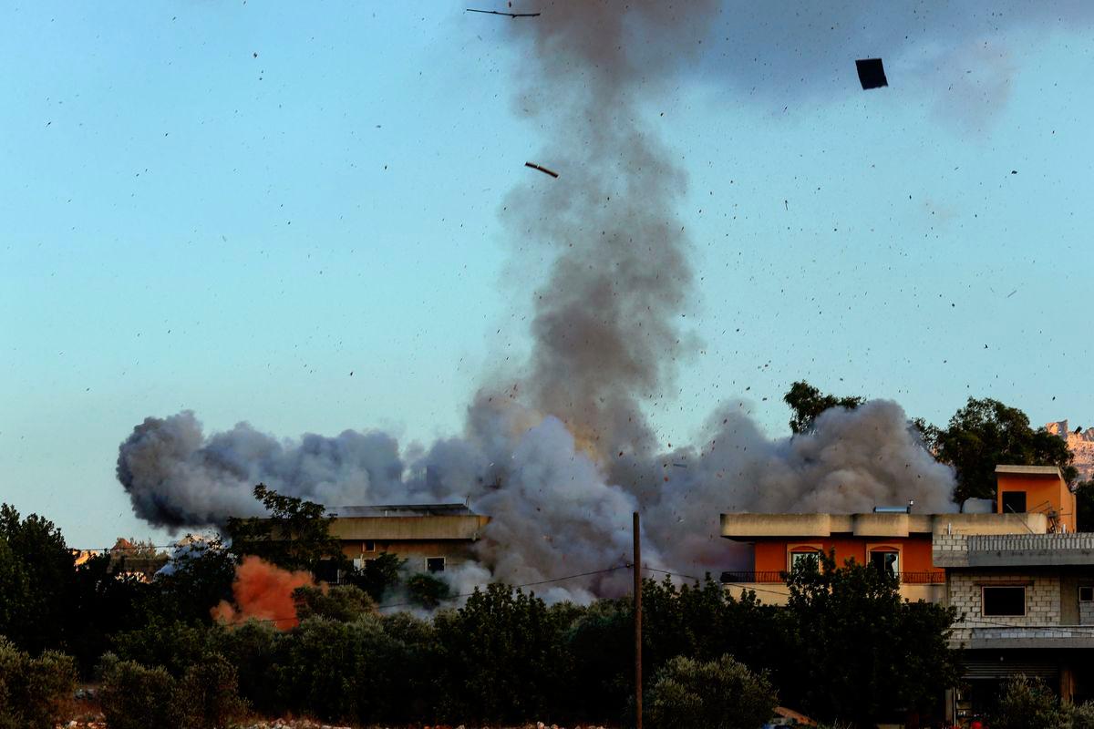 Israel strikes five south Lebanon towns after evacuation warnings