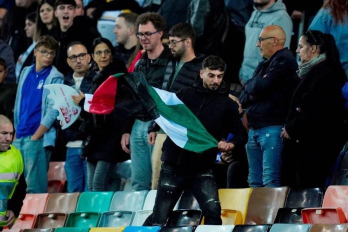 Israeli anthem booed before World Cup qualifier in Italy amid protests