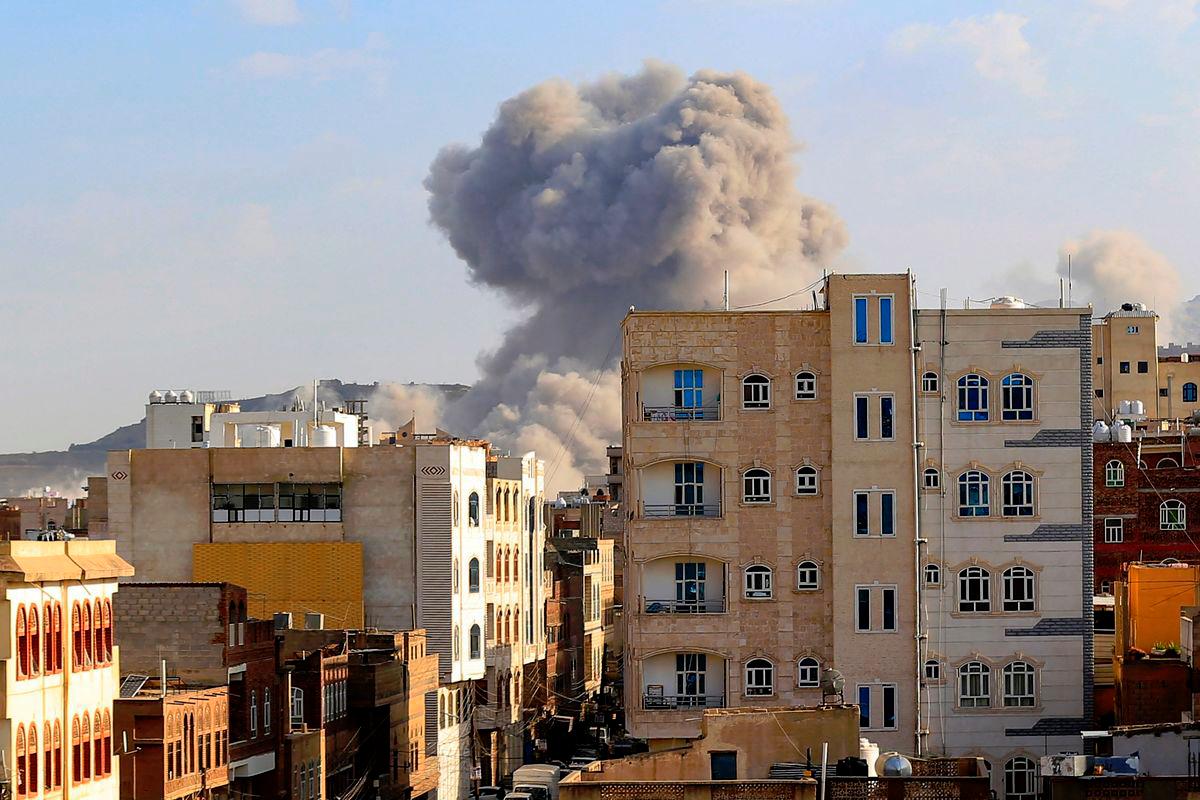 Israeli strikes kill eight in Yemen’s Huthi-held capital Sanaa Israeli strikes kill eight in Yemen’s Huthi-held capital Sanaa