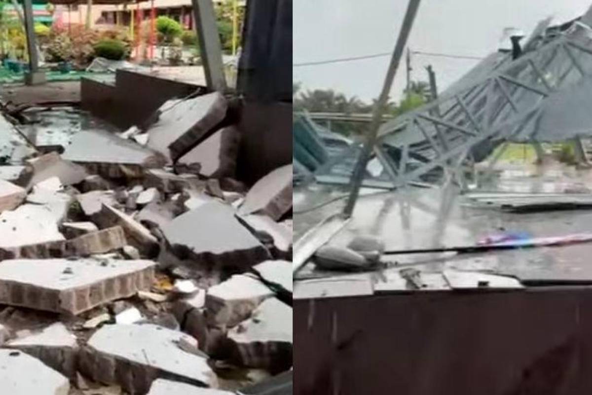 KPM akan baik pulih empat sekolah rosak ribut di Teluk Panglima Garang
