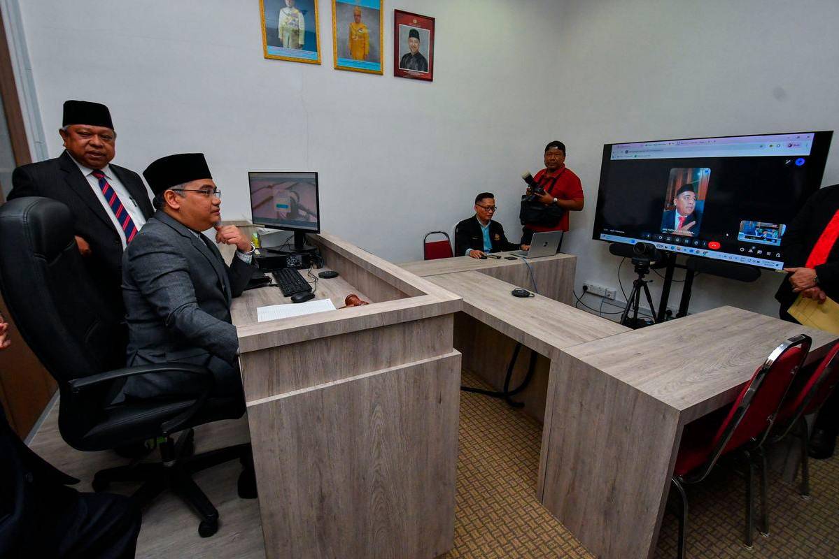 Kelantan launches technology courtroom for online Syariah proceedings Kelantan launches technology courtroom for online Syariah proceedings