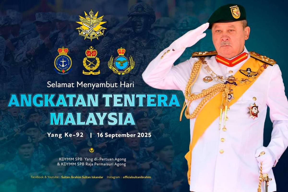 King extends 92nd anniversary wishes to Malaysian Armed Forces King extends 92nd anniversary wishes to Malaysian Armed Forces