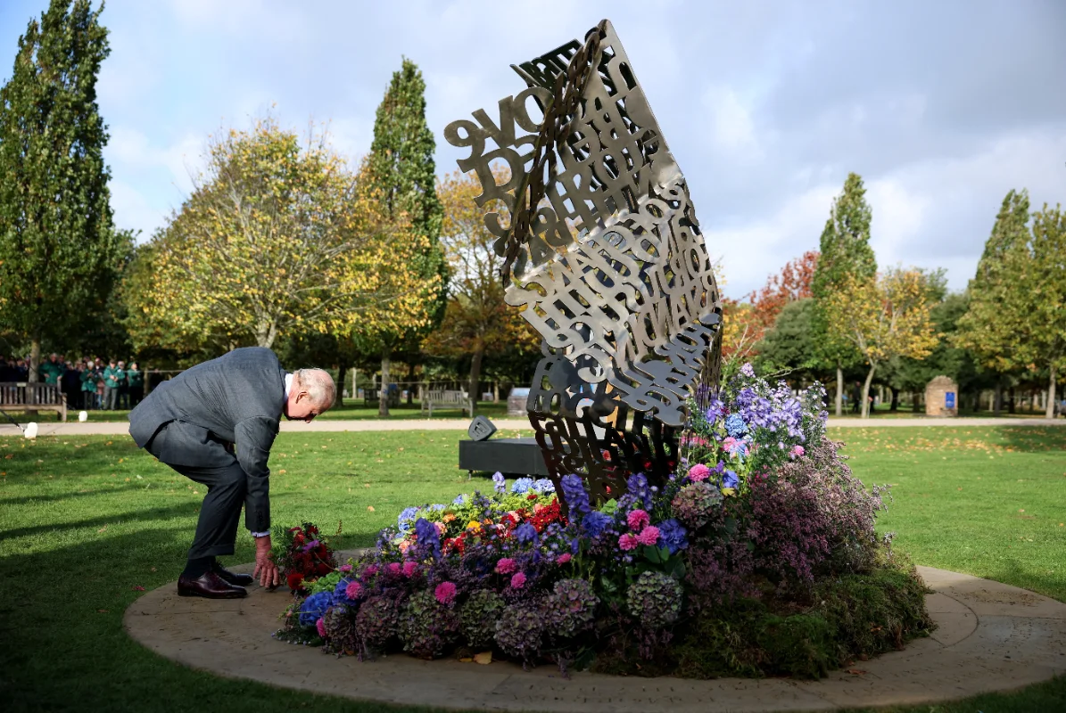 King Charles unveils first UK LGBT armed forces memorial
