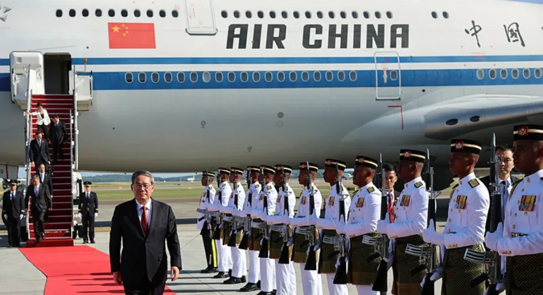 Li Qiang tiba di Malaysia untuk Sidang Kemuncak Asia Timur