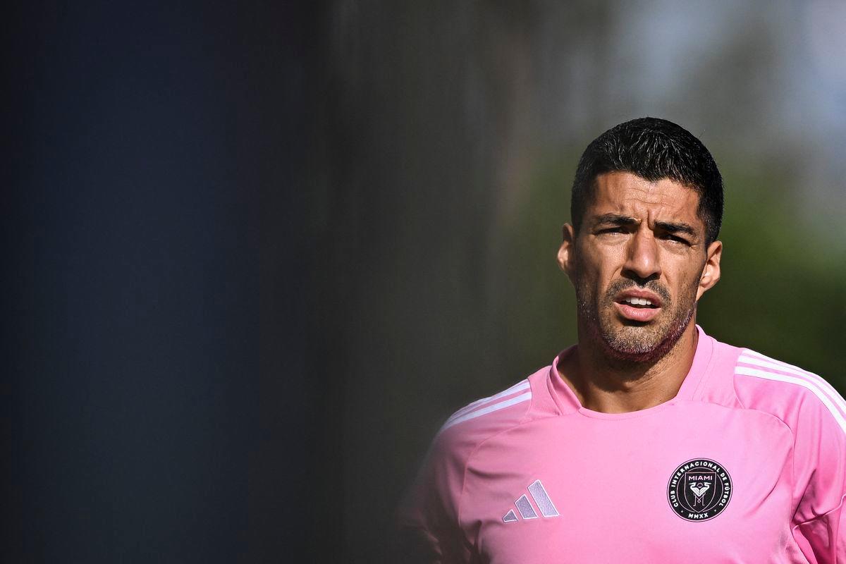 Luis Suarez banned six matches for Leagues Cup spitting incident Luis Suarez banned six matches for Leagues Cup spitting incident
