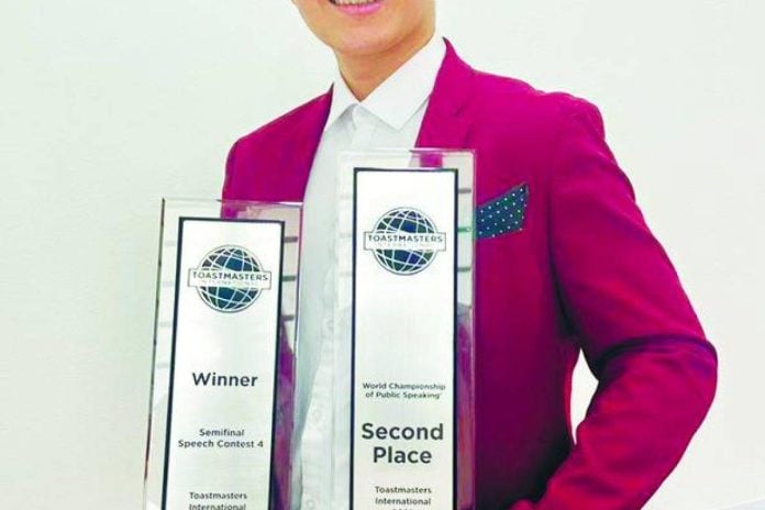 Making mark as public speaker