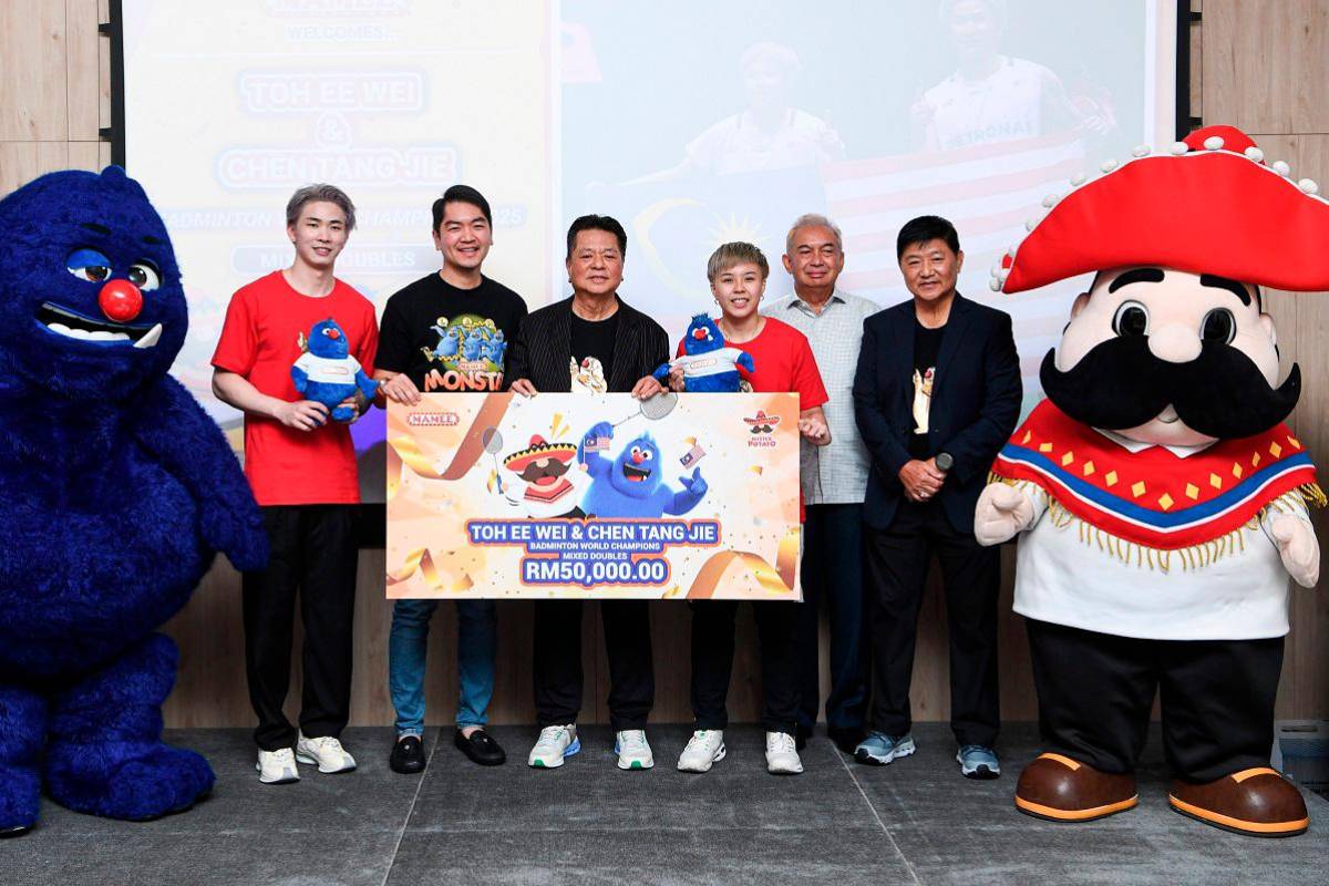 Mamee supports Tang Jie-Ee Wei with RM50,000 for Olympic gold quest