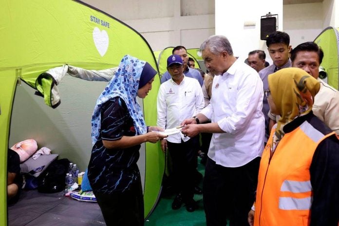 Mangsa banjir Sabah meningkat lebih 3,000 orang di pusat pemindahan