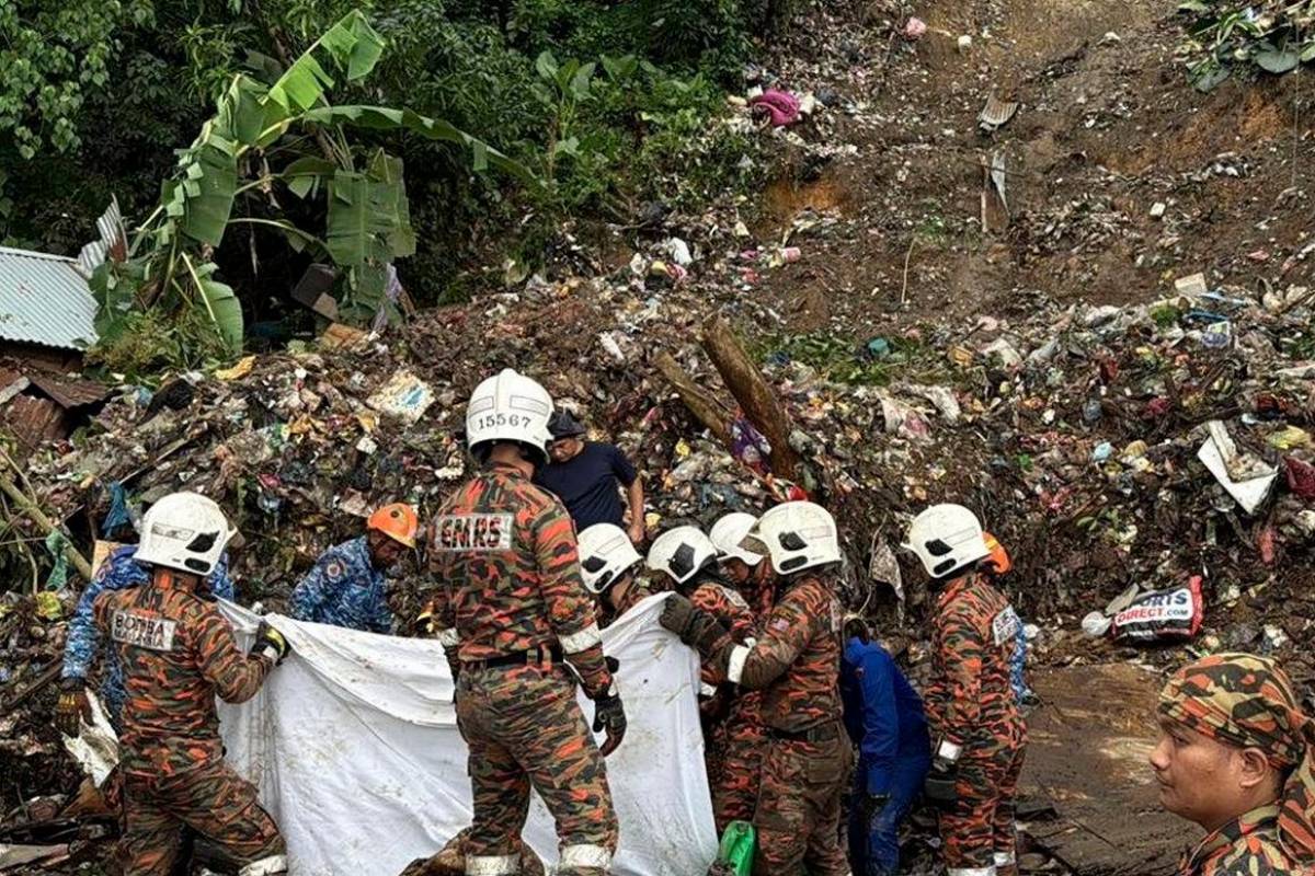 Nine killed in Sabah landslides after heavy rain, including five children