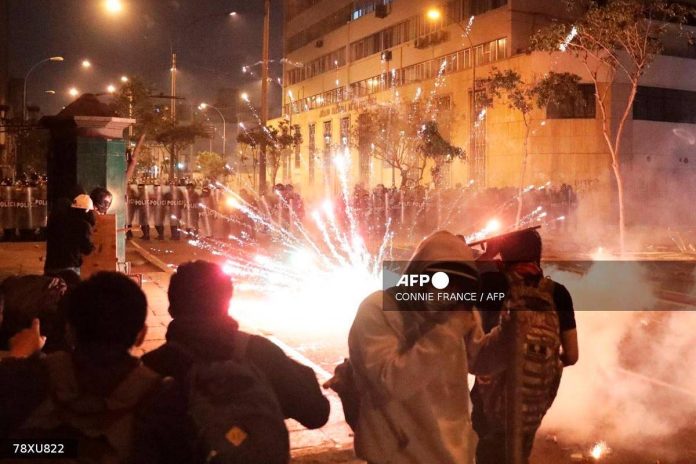 One dead, dozens injured in Peru anti-crime protest violence
