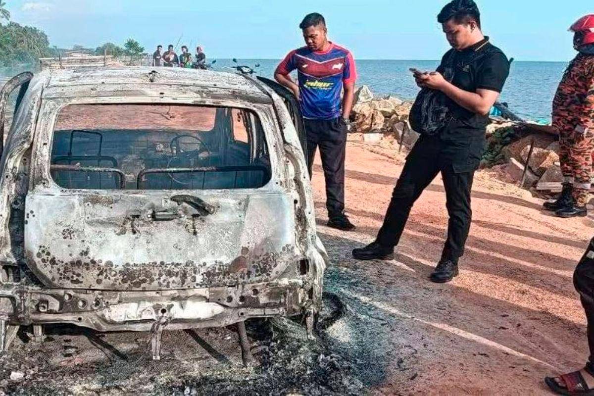 One killed in car fire at Pantai Sungai Lurus, investigation ongoing One killed in car fire at Pantai Sungai Lurus, investigation ongoing