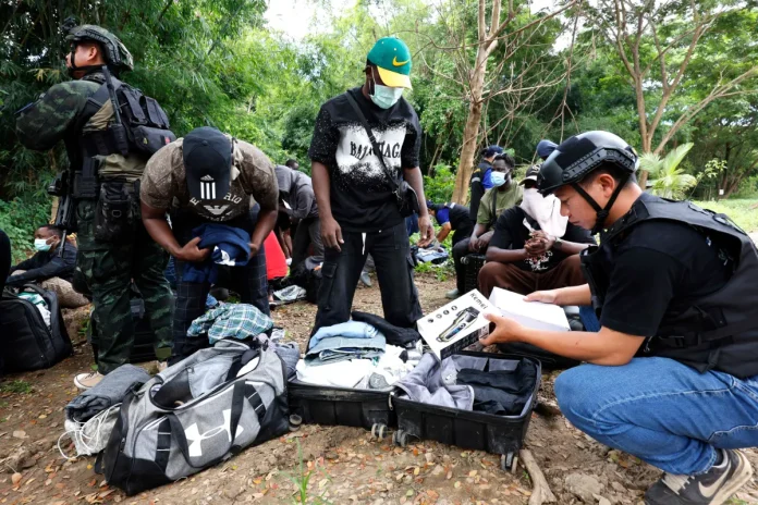 Over 1,000 enter Thailand from Myanmar after scam hub raid Over 1,000 enter Thailand from Myanmar after scam hub raid