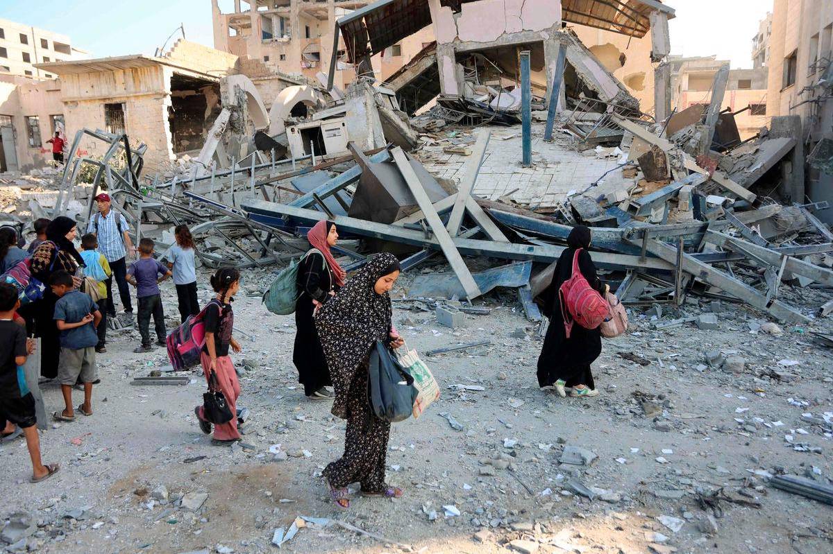 Over 250,000 residents flee Gaza City amid intensified Israeli assault Over 250,000 residents flee Gaza City amid intensified Israeli assault