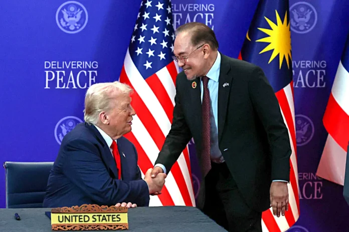 PM Anwar holds bilateral meeting with Trump in KL