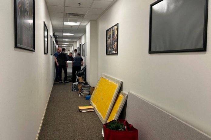 Pentagon journalists vacate workspace as new press restrictions take effect Pentagon journalists vacate workspace as new press restrictions take effect