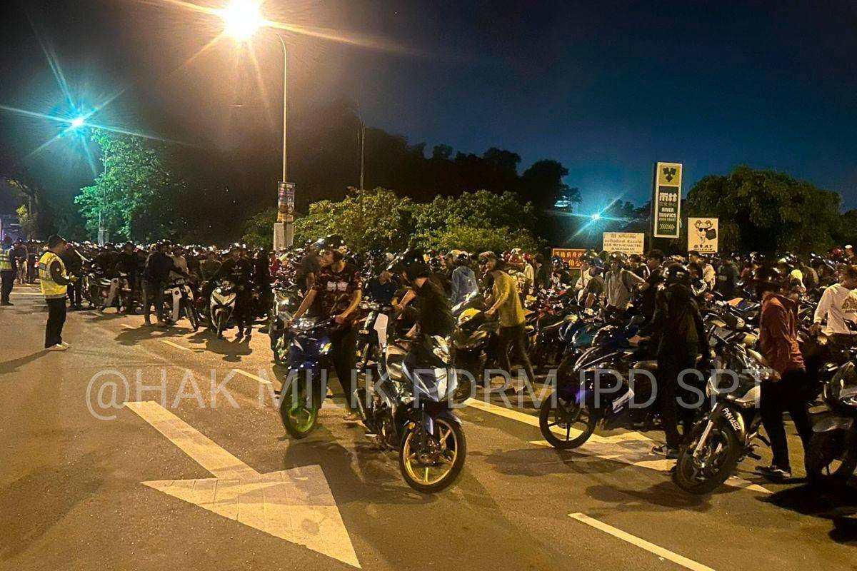 Police seize 135 motorcycles in Seberang Jaya mat rempit weekend blitz
