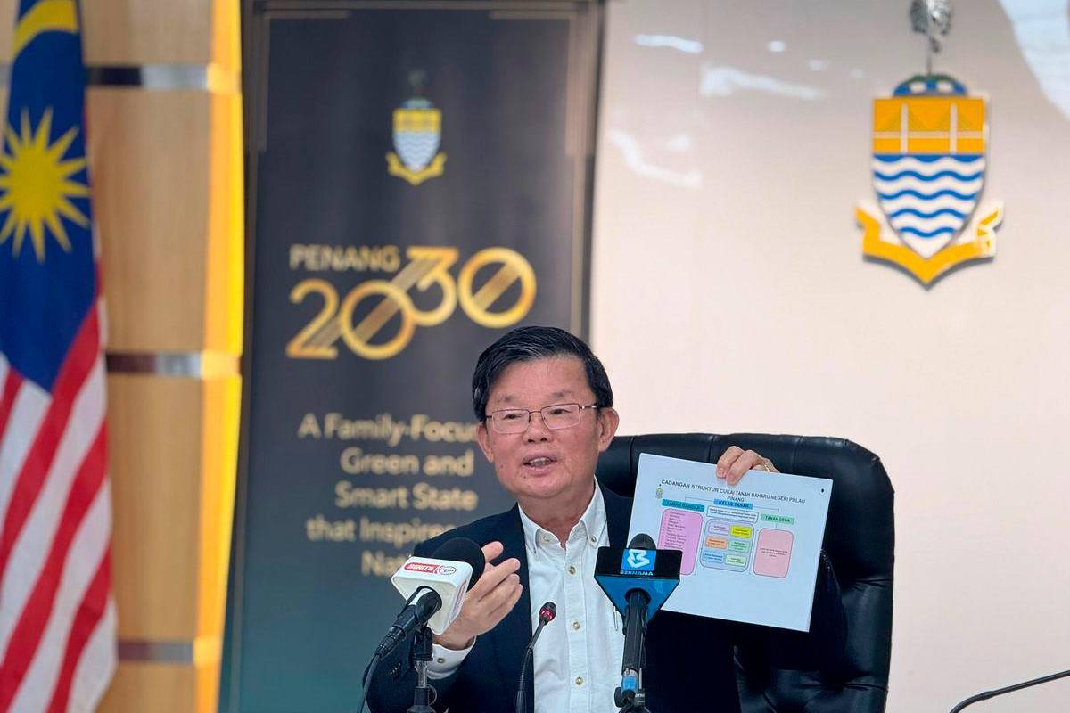 Pulau Pinang umum kenaikan cukai tanah bermula 1 Januari 2026 Pulau Pinang umum kenaikan cukai tanah bermula 1 Januari 2026