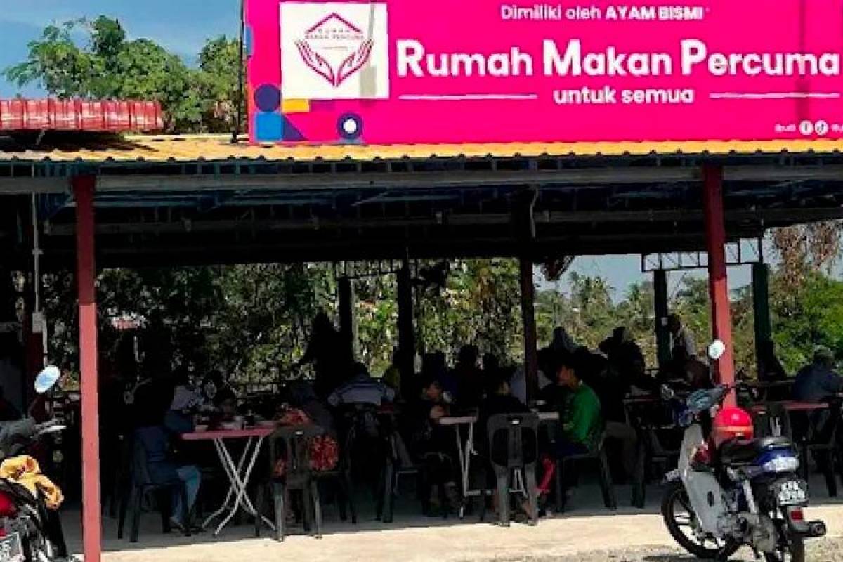 Rumah Makan Percuma Alor Setar kongsi rezeki kepada 600 orang sehari Rumah Makan Percuma Alor Setar kongsi rezeki kepada 600 orang sehari