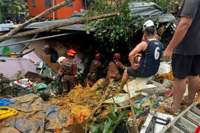 Sabah landslide death toll rises to five as search continues for victims