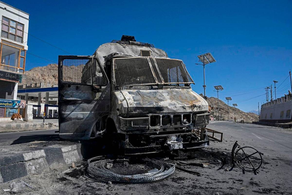 Security tight in Leh after deadly Ladakh autonomy protests leave five dead Security tight in Leh after deadly Ladakh autonomy protests leave five dead