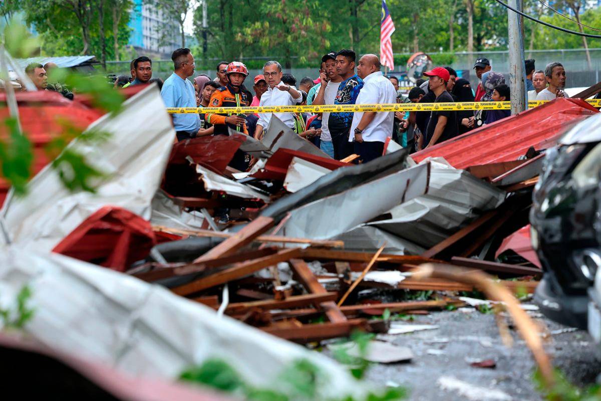 Storm damages PPR Seri Cempaka roof, aid channelled to residents