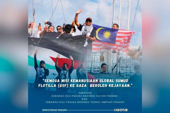 Sultan of Pahang calls for prayers for Gaza humanitarian mission