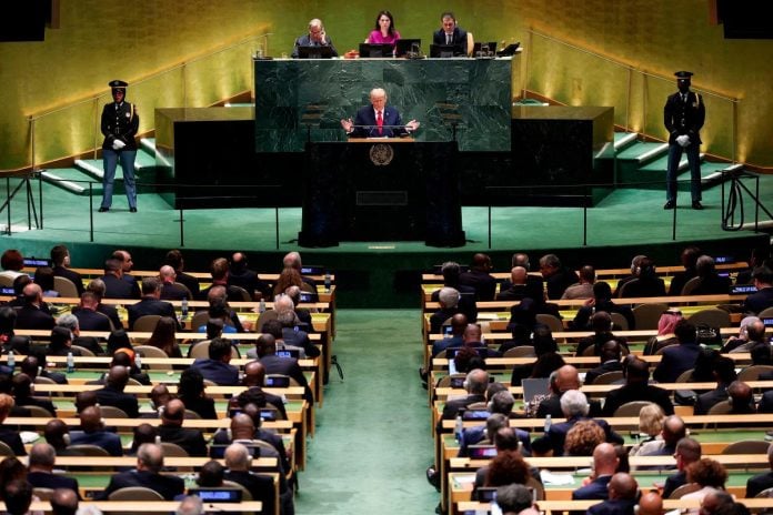 Trump tells world leaders their countries are “going to hell” at UN