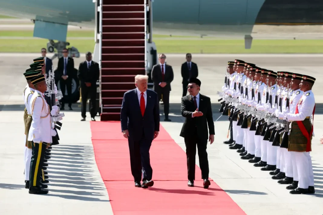 Trump arrives in Malaysia for ASEAN summit first US visit in decade