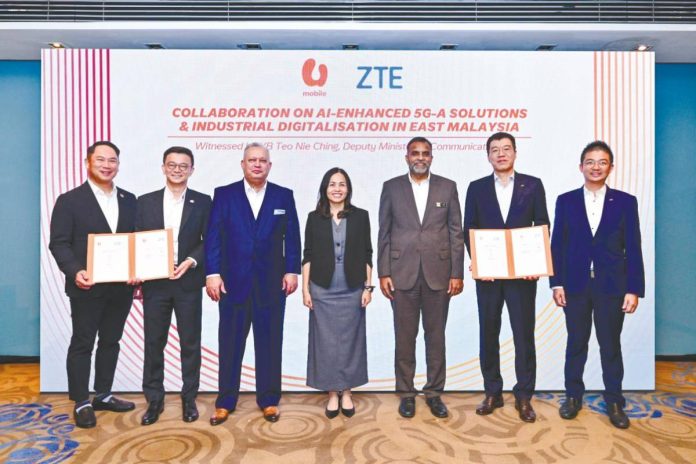 U Mobile, ZTE to co-develop AI-enhanced 5G-A network solutions tailored for East Malaysia