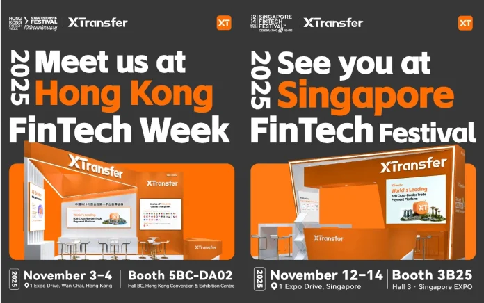 XTransfer XTransfer Returns to Hong Kong FinTech Week and Singapore FinTech Festival 2025