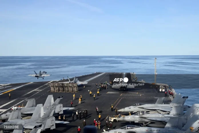 US sends aircraft carrier to Latin America amid Venezuela war fears