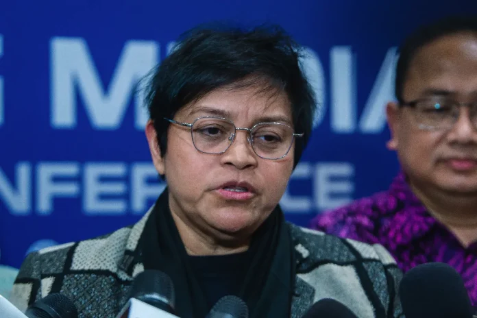 azalina othman Minister in the Prime Minister’s Department (Law and Institutional Reform) Datuk Seri Azalina Othman Said speaks to the media after the launch of the book “Special Guidelines for Handling Child Sexual Abuse Cases 2025” at the Palace of Justice today. - BERNAMAPIX