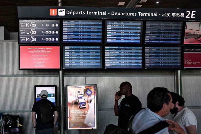 Strike by French air traffic controllers disrupts summer travel