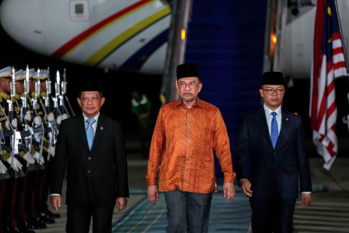 PM Anwar in Jakarta for annual consultation with Prabowo