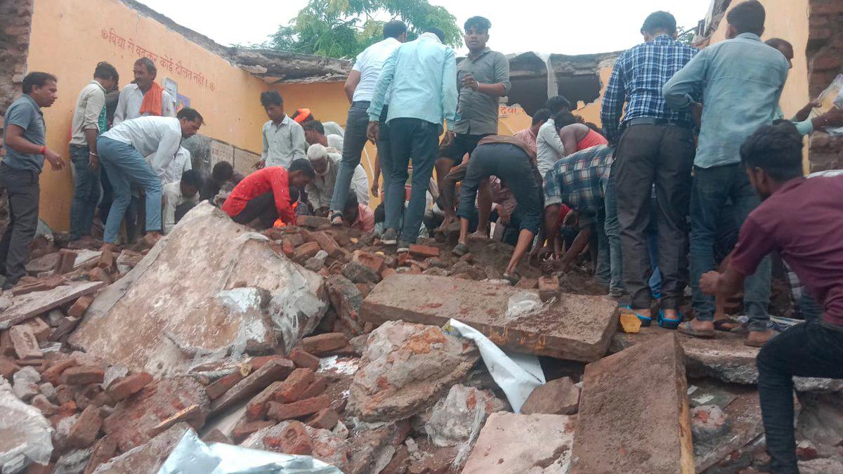 Rajasthan school roof collapse kills 7 students, injures 20 Rajasthan school roof collapse kills 7 students, injures 20